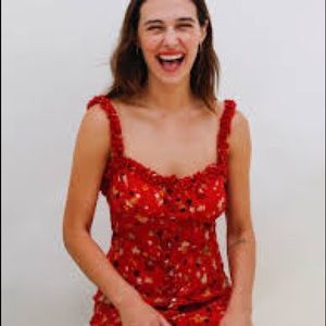 Realisation par dress the Julia in rouge fleur